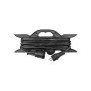 Удлинитель-шнур силовой на рамке, каучук, КГ, IP44, штепс. гнездо с/з, 3500 Вт, 10 м Народный У1-12048