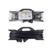 Удлинитель-шнур на рамке силовой народный ПВС 2200 Вт б/з, 10м, штепс. гнездо У-12006