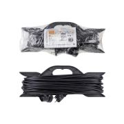 Удлинитель-шнур на рамке силовой народный ПВС 2200 Вт б/з, 20м, штепс. гнездо У-12006