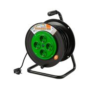 Удлинитель на катушке силовой народный 4 гнезда ПВС 2200 Вт с/з, 40м УС1-42125