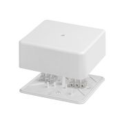 Коробка распаячная КР 100х100х44 ОП с клем. колодкой белая IP40 TDM