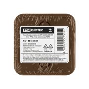 Коробка распаячная КР 50х50х20 ОП бук IP40, инд. штрихкод TDM