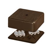 Коробка распаячная КР 75х75х28 ОП бук, с клем. колодкой, IP40, инд. штрихкод TDM