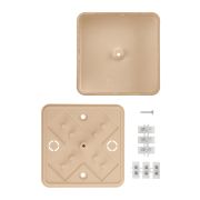 Коробка распаячная КР 50х50х20 ОП сосна, с клем. колодкой, IP40, инд. штрихкод TDM