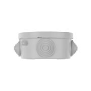 Распаячная коробка ОП D85х40мм, крышка, IP54, 4вх.  инд. штрихкод TDM