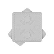 Распаячная коробка ОП 80х80х50мм, крышка, IP54, 7вх. инд. штрихкод TDM