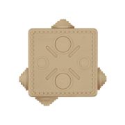 Распаячная коробка ОП 80х80х50мм, крышка, «ЭКО» (сосна), IP54, 7вх. инд. штрихкод TDM