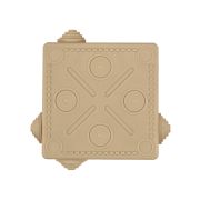 Распаячная коробка ОП 100х100х55мм, крышка, «ЭКО» (сосна),  IP54, 8вх. инд. штрихкод TDM