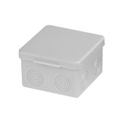 Распаячная коробка ОП 80х80х50мм, крышка, IP54, 7вх., без гермовводов TDM