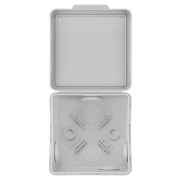 Распаячная коробка ОП 80х80х50мм, крышка, IP54, 7вх., без гермовводов, инд. штрихкод TDM