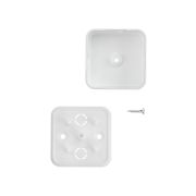 Коробка распаячная КР 50х50х20 ОП белая, IP40, инд. штрихкод TDM