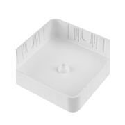 Коробка распаячная КР 75х75х20 ОП белая, IP40, инд. штрихкод TDM