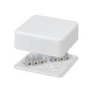 Коробка распаячная КР 75х75х28 ОП белая, IP40, с клем. колодкой, инд. штрихкод TDM