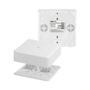 Коробка распаячная КР 100х100х29 ОП белая, IP40, с клем. колодкой, инд. штрихкод TDM