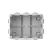 Распаячная коробка ОП 150х110х70мм, прозрач. крышка, IP55, 10 гермовводов, инд. штрихкод, TDM