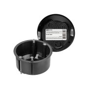 Установочная коробка СП D73х45мм, саморезы, метал. лапки, IP20, инд. штрихкод, TDM