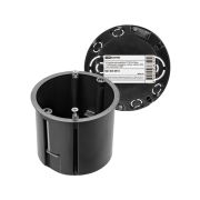 Установочная коробка СП D73х73мм, углубленная, саморезы,  метал. лапки, IP20, инд. штрихкод, TDM