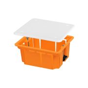 Распаячная коробка СП 92х92х45мм, крышка, пл. лапки, IP20, инд. штрихкод, TDM