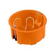 Распаячная коробка СП D80х40мм, крышка, пл. лапки, IP20, TDM