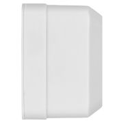 Розетка 2П+З открытой установки IP20 16А, белая «Ладога» TDM