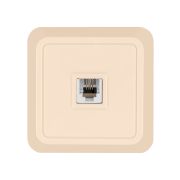 Розетка TФ (RJ-11) открытой установки IP20, сл. кость «Ладога» TDM
