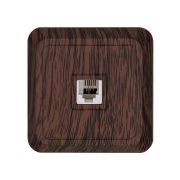 Розетка TФ (RJ-11) открытой установки IP20, бук «Ладога» TDM