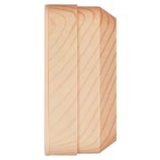 Розетка TВ простая (0-2400 Гц, «мама») открытой установки, IP20 сосна «Ладога» TDM