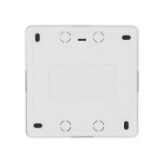 Розетка четырехместная 2П открытой установки IP20 10A белая «Ладога» TDM