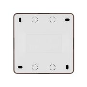 Розетка четырехместная 2П открытой установки IP20 10A бук «Ладога» TDM