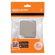 Переключатель на 2 направления 1-кл. открытой установки IP54 10А серый «Вуокса» TDM