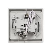 Выключатель 1-кл. с подсветкой скрытой установки IP54 10А серый «Вуокса» TDM