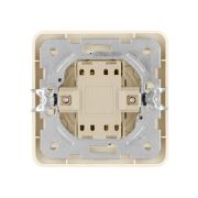 Выключатель 2-кл. 10А сл. кость «Валдай» TDM