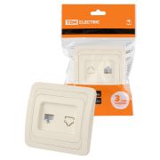 Розетка компьютерная RJ-45 сл. кость «Валдай» TDM