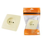 Розетка 2П 10А 250В сл. кость «Онега» TDM