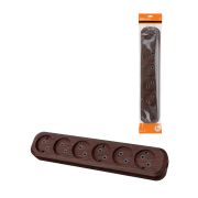 Колодка розеточная 6 гнезд 2П б/з 10А 250В «Эко» (бук) TDM