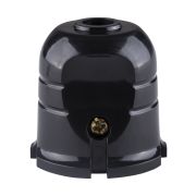 Кабельная розетка б/з черная с красной вставкой 10А 250B чернаяTDM