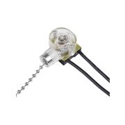 Сонетка-выключатель для бра с цепочкой 3А 250В металлик TDM