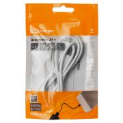 Дата-кабель, ДК 4, USB - micro USB, 1 м, белый, TDM