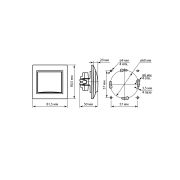 Выключатель 1 кл. 10А (основание керамика) сл. кость «Таймыр» TDM