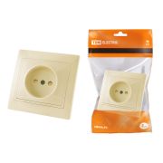 Розетка 2П с защ. шт. 10А 250В сл. кость «Таймыр» TDM