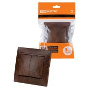 Выключатель 2 кл. 10А «ЭКО» (бук) «Таймыр» TDM