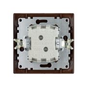 Выключатель 1 кл. с подсветкой 10А «ЭКО» (бук) «Таймыр» TDM