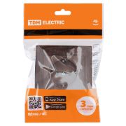 Розетка 2П+З 16А 250В «ЭКО» (бук) «Таймыр» TDM