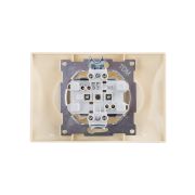 Розетка двойная 2П 10А 250В сл. кость «Лама» TDM