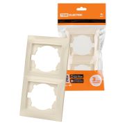 Рамка 2-х постовая вертикальная сл. кость «Лама» TDM