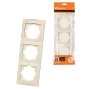 Рамка 3-х постовая вертикальная сл. кость «Лама» TDM