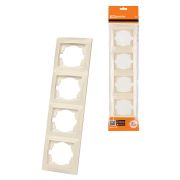 Рамка 4-х постовая вертикальная сл. кость «Лама» TDM