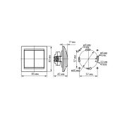 Выключатель 2-х кл. 10А сосна «Лама» TDM