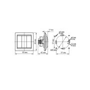 Выключатель 3-х кл. 10А сосна «Лама» TDM