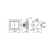 Выключатель на 2 направления 2 кл. 10А венге «Лама» TDM